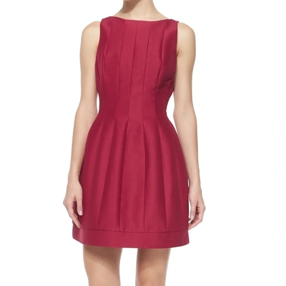New Halston Heritage Seamed Cocktail Dress
